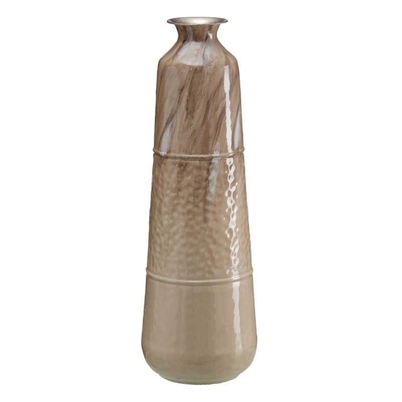 Vase Beige Fer 28 x 28 x 84 cm