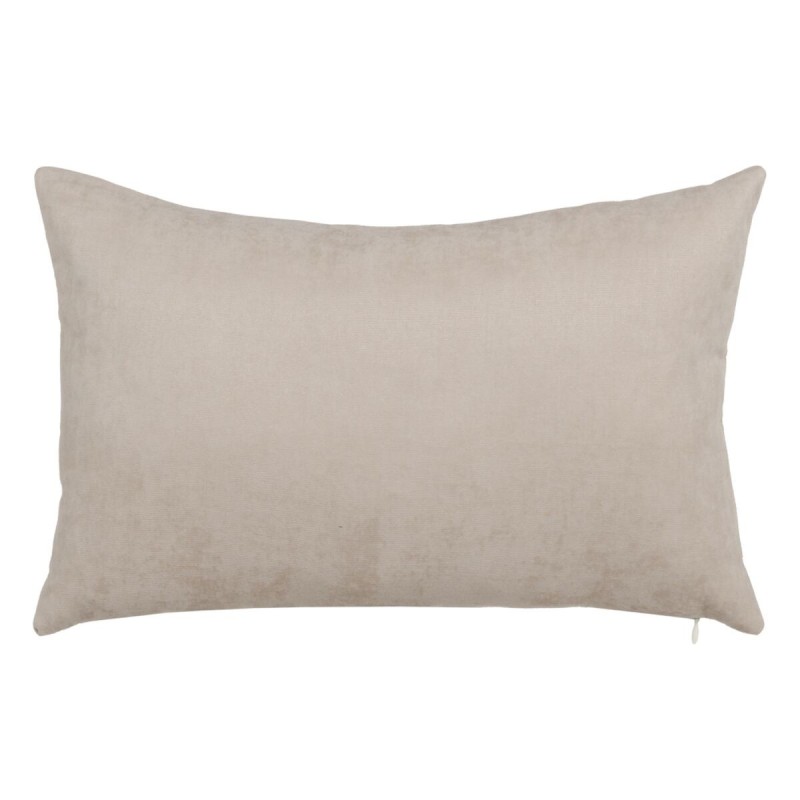 Coussin Polyester Beige 45 x 30 cm