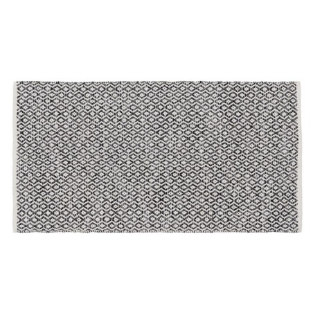 Tapis Gris 70 % coton 30 % Polyester 80 x 150 cm