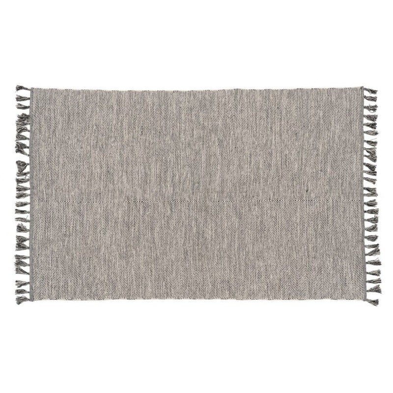 Tapis Gris 70 % coton 30 % Polyester 160 x 230 cm