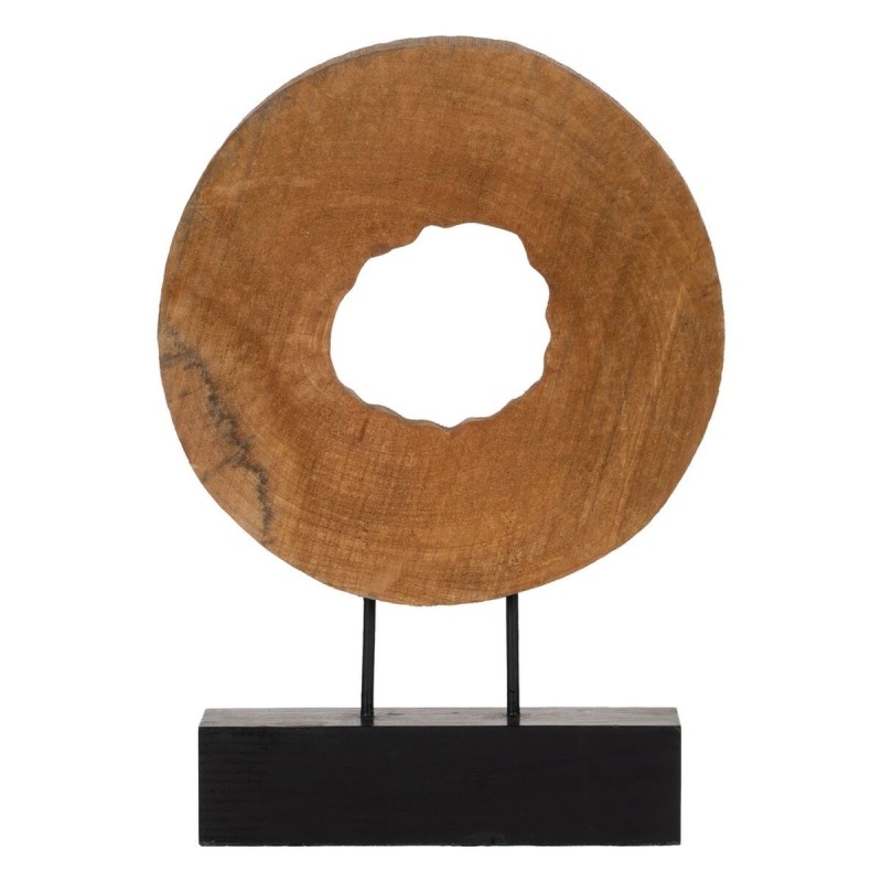 Sculpture Beige Bois de manguier 38 x 8 x 52 cm