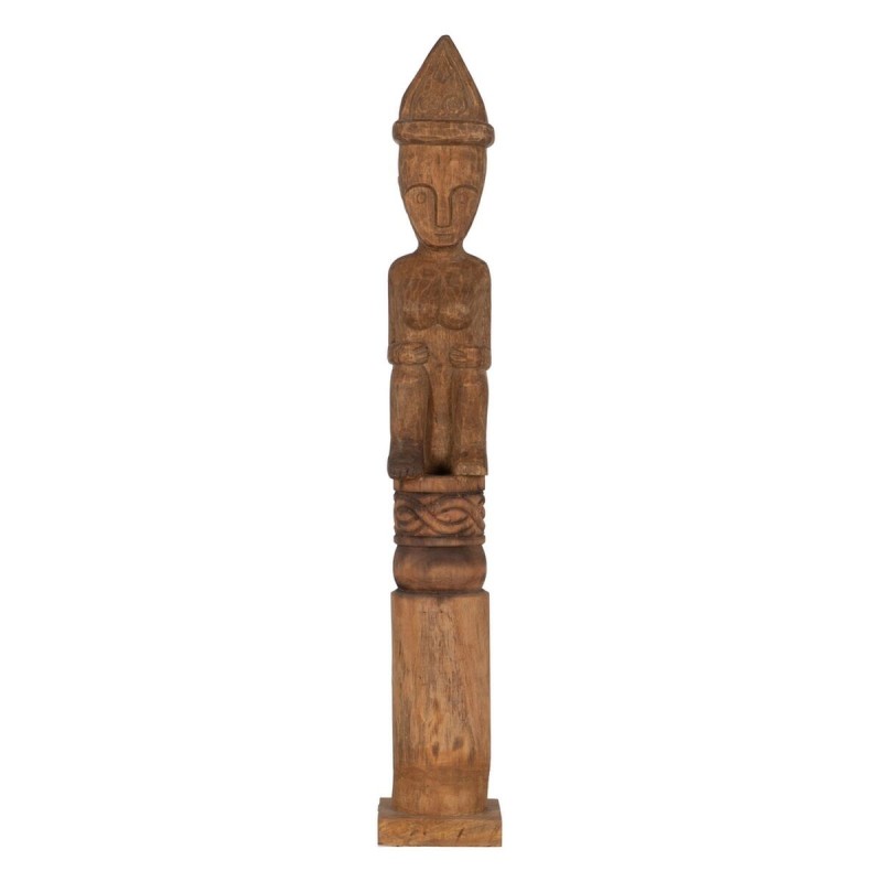 Figurine Décorative Naturel Africain 14 x 14 x 88