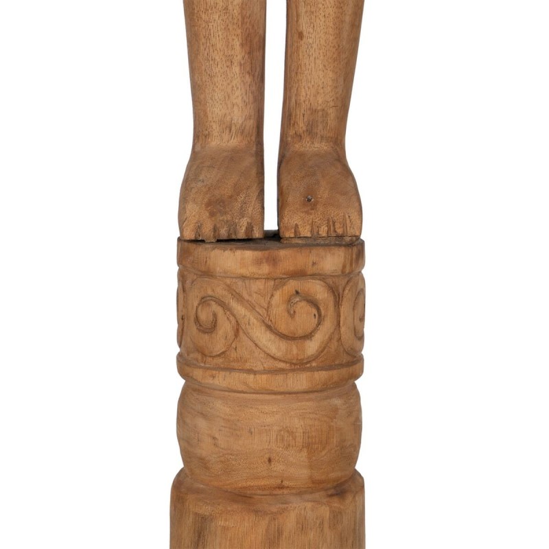 Figurine Décorative Naturel Africain 14 x 14 x 113 cm