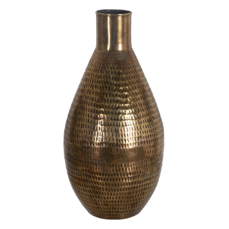 Vase Bronze Doré Aluminium 32 x 32 x 62