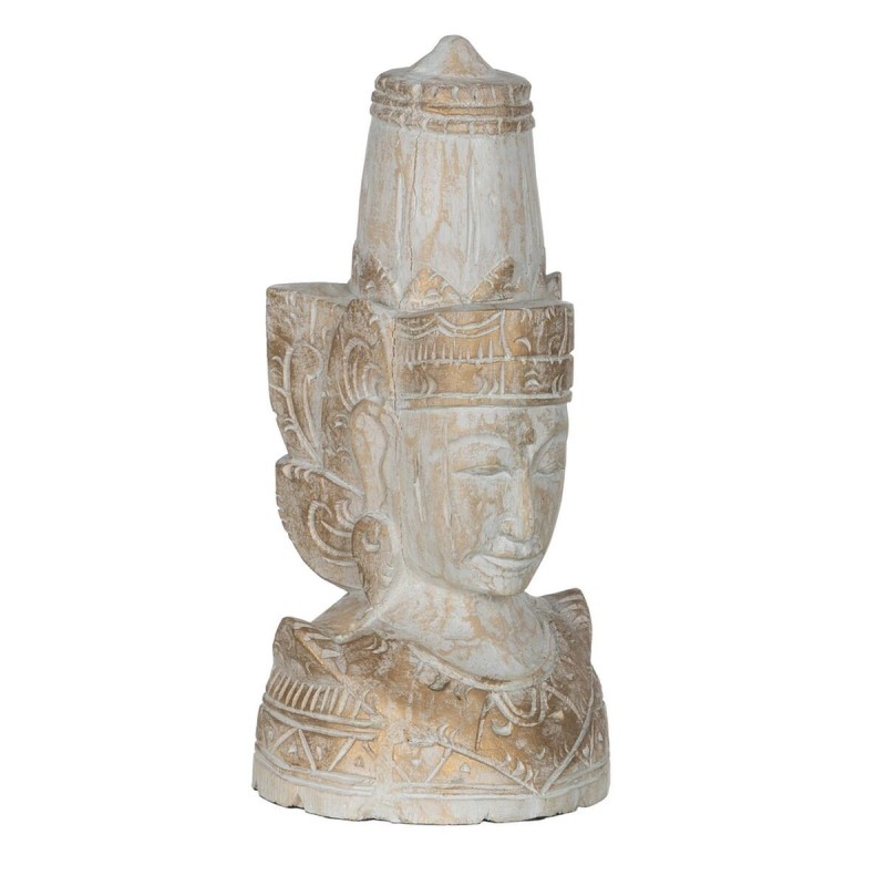 Figurine Décorative Blanc Naturel Hindou 20 x 20 x 40 cm