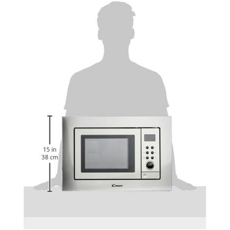 Micro-ondes avec Gril Candy MIC 211EX Gris 800 W 21 L