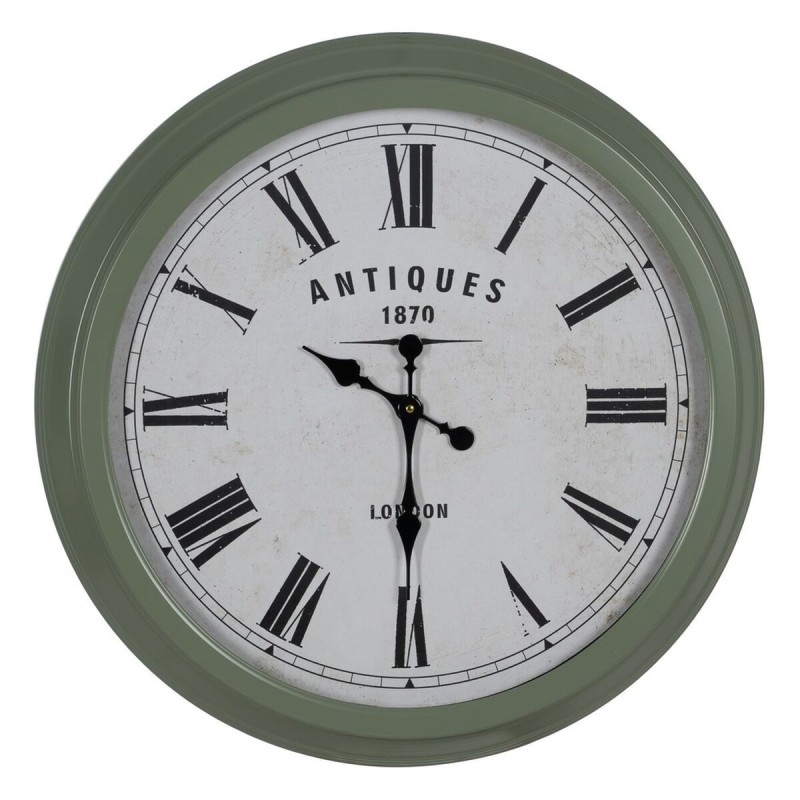 Horloge Murale Vert Fer 70 x 70 x 6