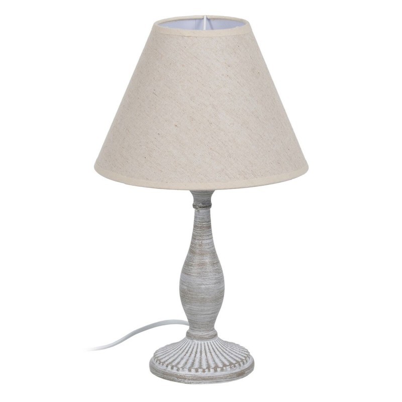 Lampe de bureau Beige Gris 60 W 220-240 V 20 x 20 x 34 cm