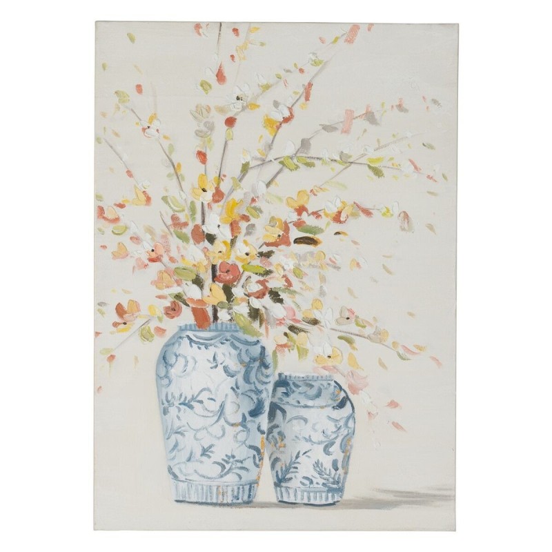 Cadre Toile Bois de pin Vase 50 x 2