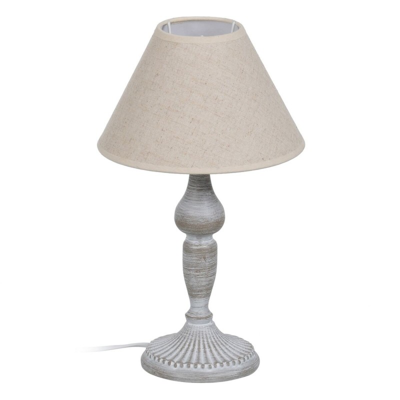 Lampe de bureau Beige Gris 60 W 220-240 V 20 x 20 x 34 cm