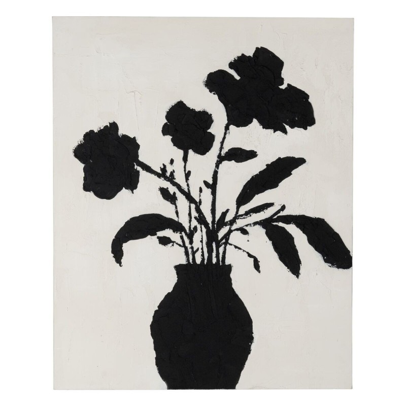 Cadre Toile Bois de pin Vase 80 x 3