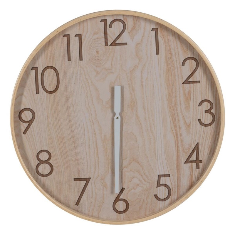 Horloge Murale Naturel Bois 60 x 60 x 5