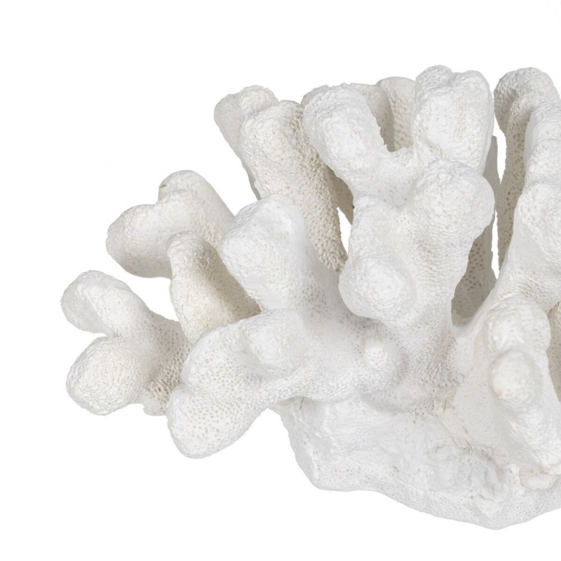 Figurine Décorative Blanc Corail 19 x 14 x 11 cm