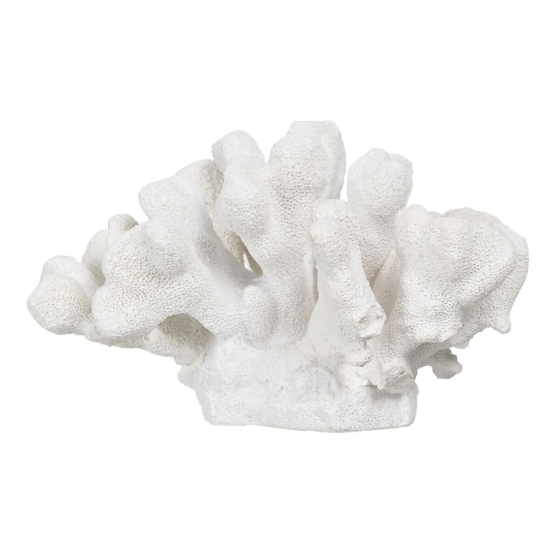 Figurine Décorative Blanc Corail 19 x 14 x 11 cm