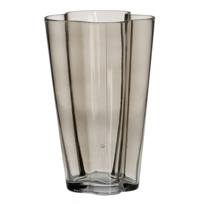 Vase Gris Verre 15