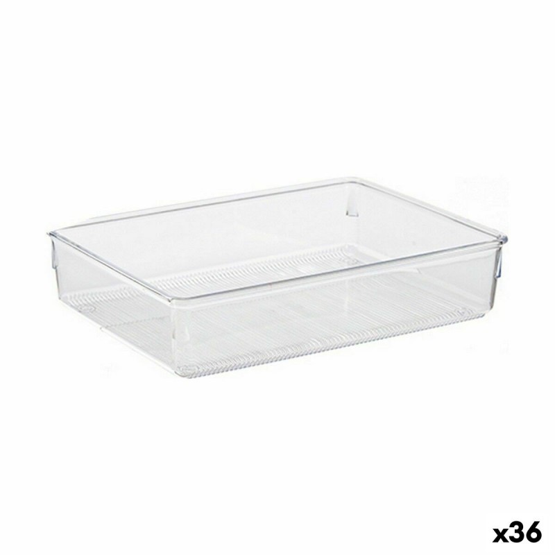 Organiseur de Tiroirs Polyvalents Transparent Plastique 24 x 5