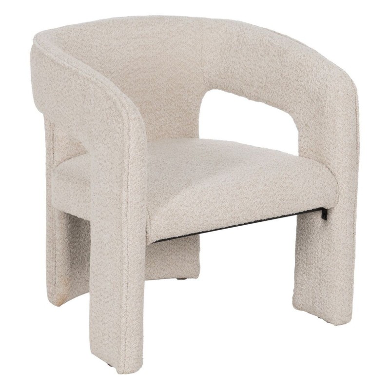 Chaise de Salle à Manger Beige Polyester 69 x 66 x 73 cm