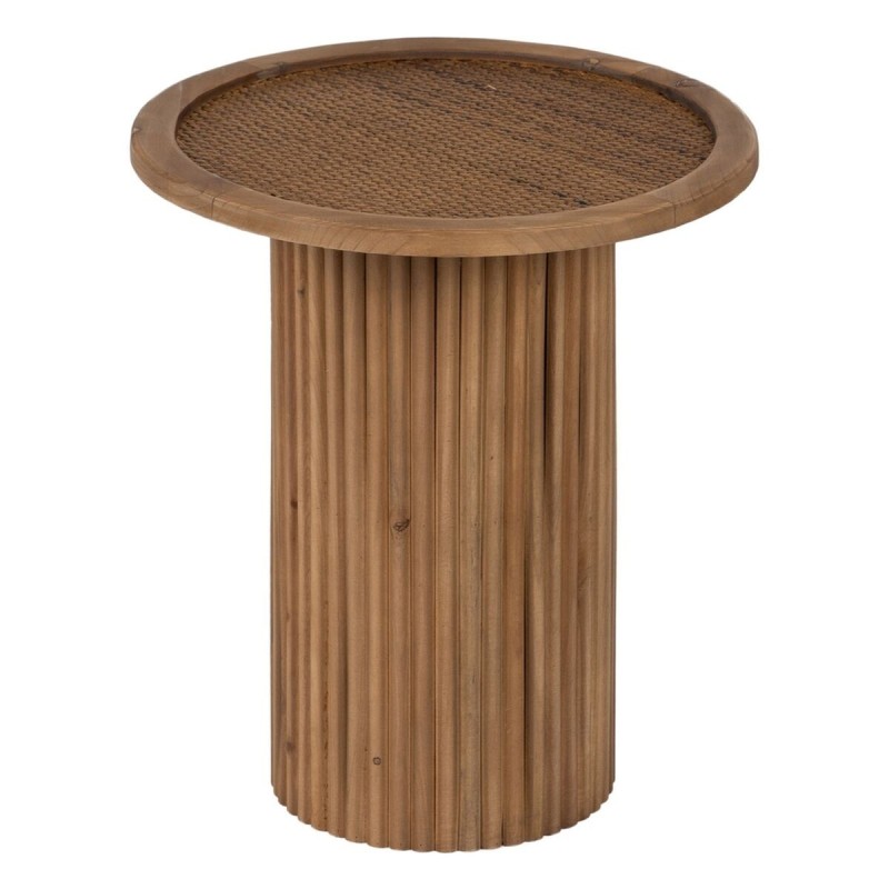 Petite Table d'Appoint Naturel 40 x 40 x 44