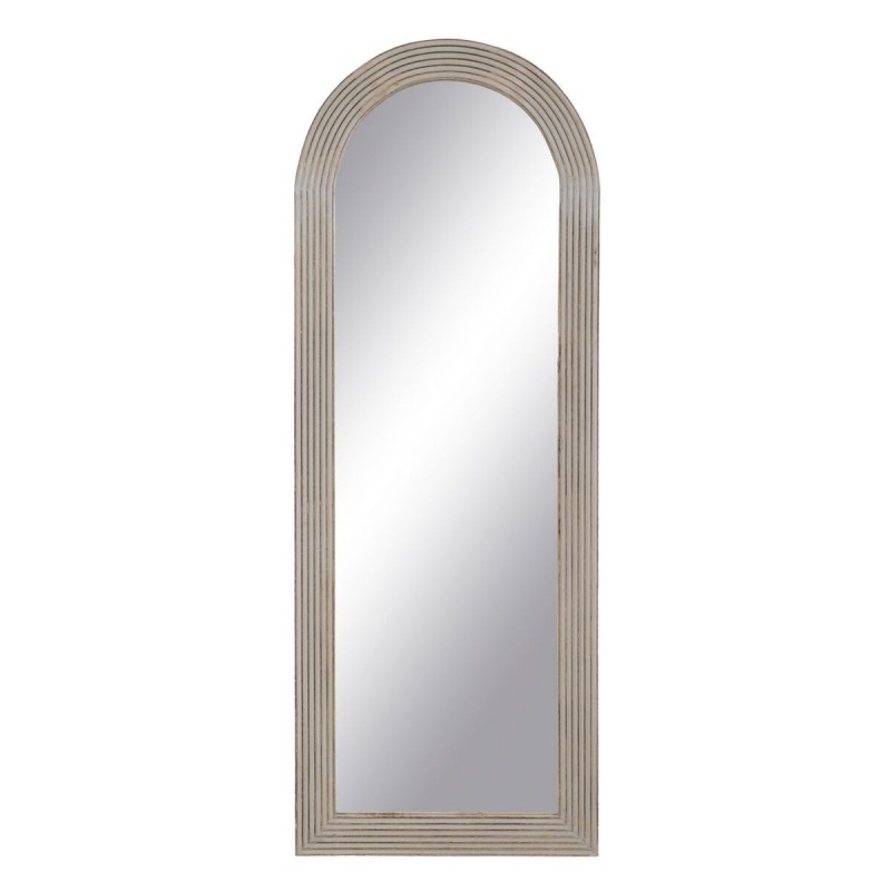 Miroir sur Pied Blanc Naturel Vertical 64