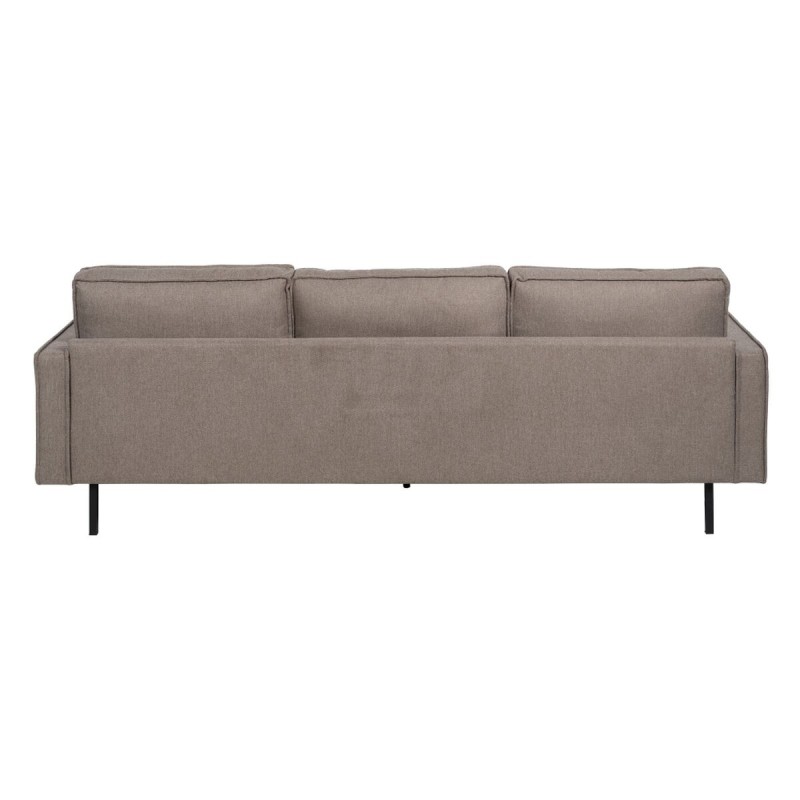 Canapé chaise longue Taupe 235 x 155 x 87 cm