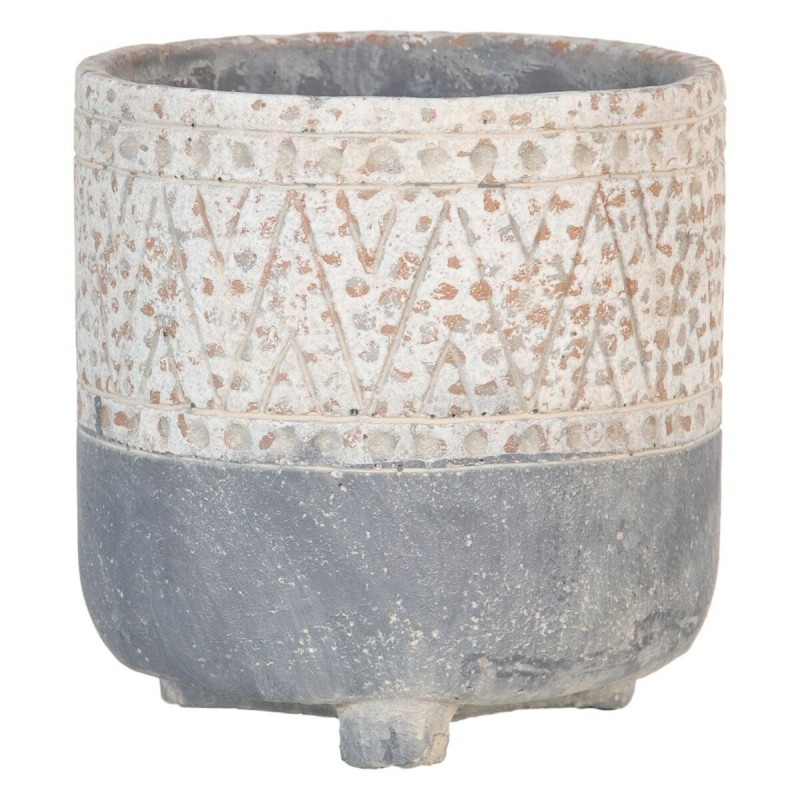 Cache-pot Gris Ciment 18 x 18 x 18