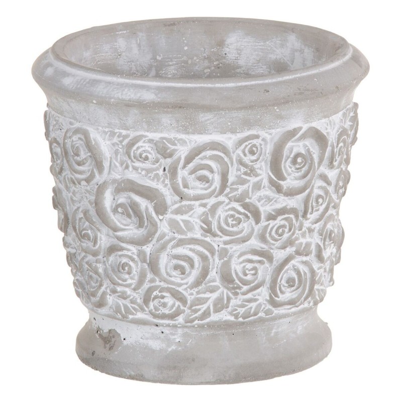 Cache-pot Gris Ciment 19 x 19 x 17