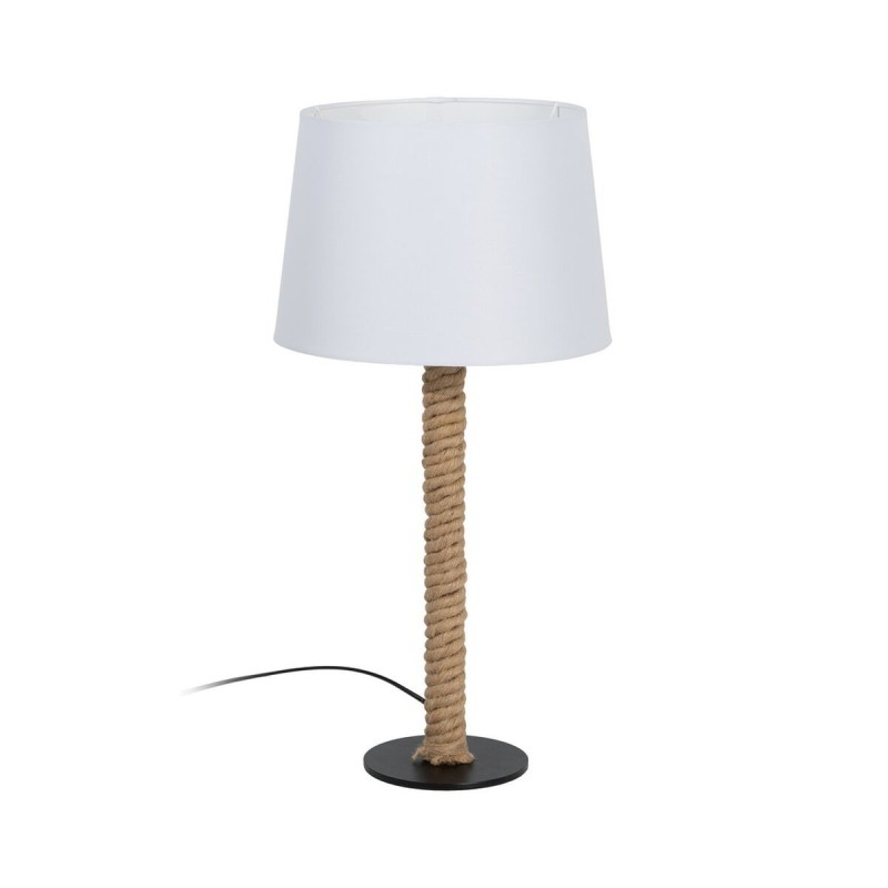 Lampe de bureau Blanc Noir Beige Fer Tissu 40 W 30 x 30 x 60 cm