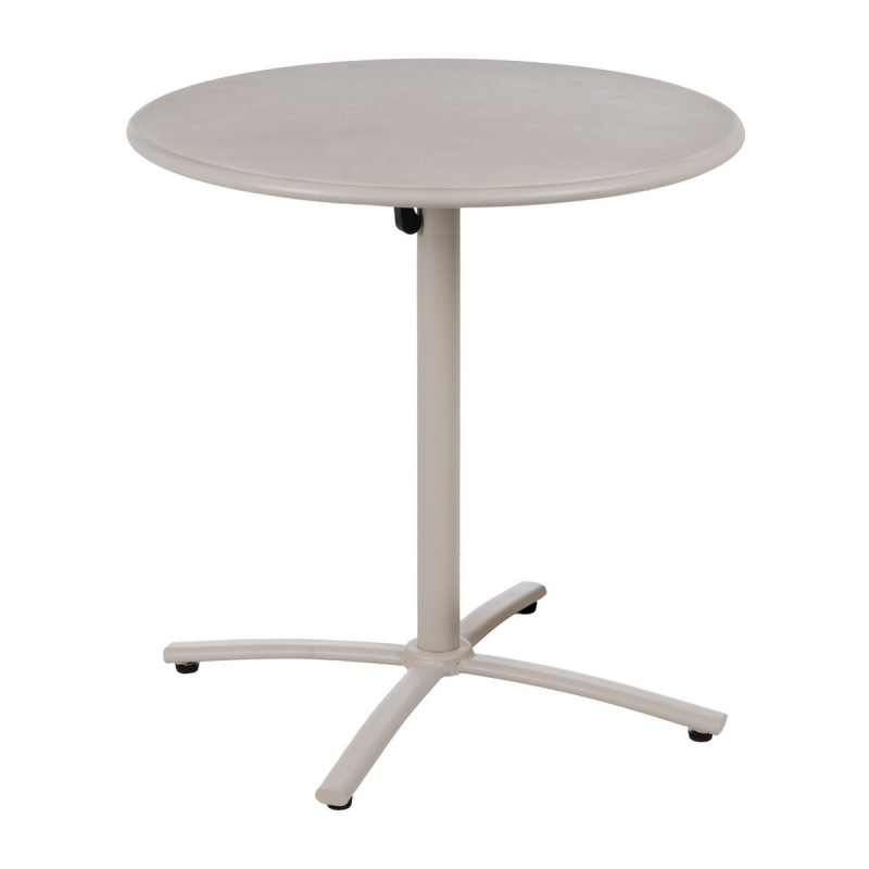 Table d'Appoint Pliable Taupe 70 x 70 x 72 cm