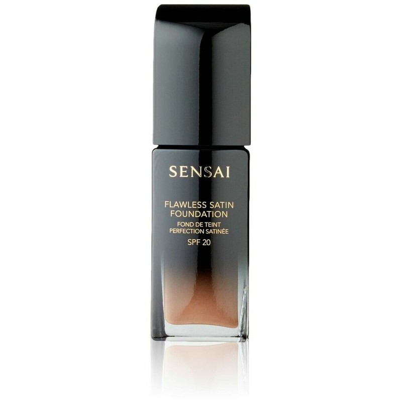 Base de maquillage liquide Lawless Satin Foundation Sensai 205-Mocha beig (30 ml)