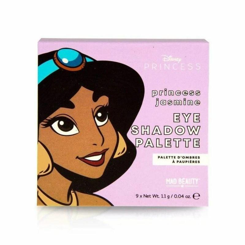 Palette d'ombres à paupières Mad Beauty Disney Princess Jasmine Mini (9 x 1