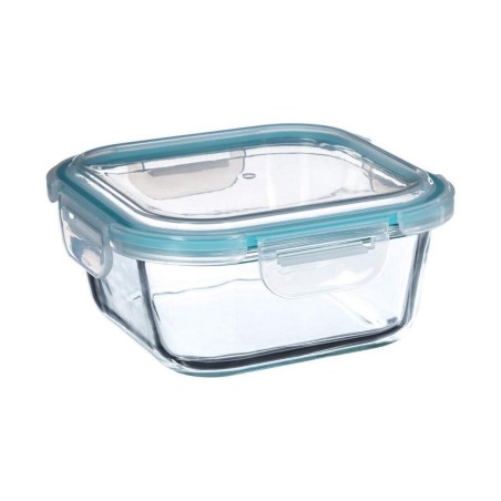 Boîte à lunch 5five Simply Smart Bleu Transparent Verre 800 ml 16 x 16 x 7