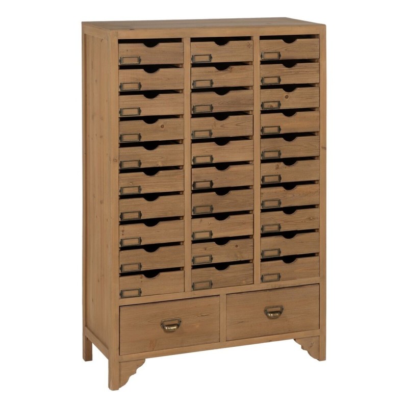 Caisson à Tiroirs Beige Bois d'épicéa Bois MDF 85