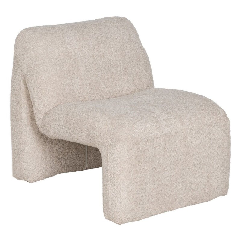 Fauteuil Beige Bois 62 x 86 x 69 cm