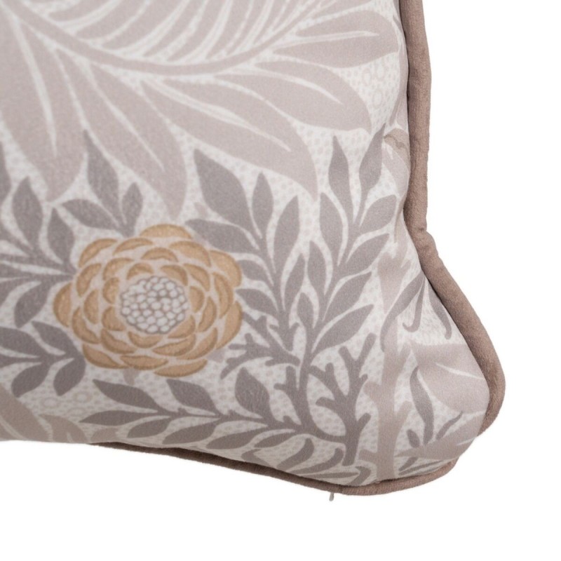 Coussin Flowers Beige Fleurs 50 x 10 x 50 cm