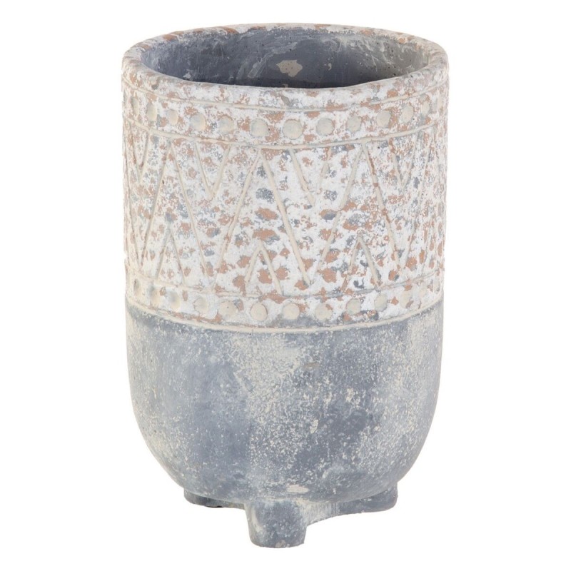 Cache-pot Gris Ciment 13 x 13 x 20 cm