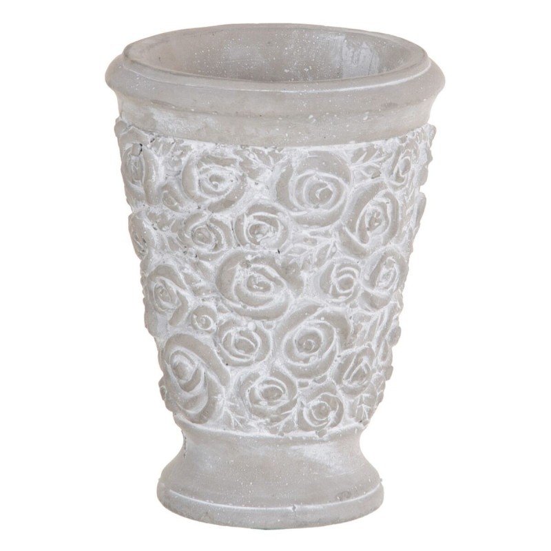 Cache-pot Gris Ciment 13 x 13 x 17