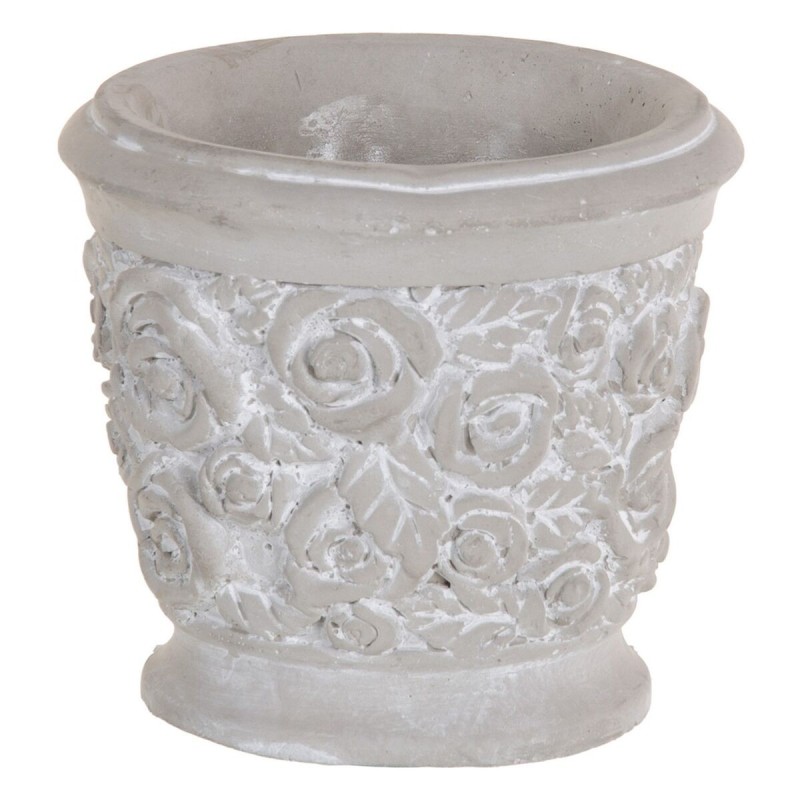 Cache-pot Gris Ciment 13 x 13 x 12 cm