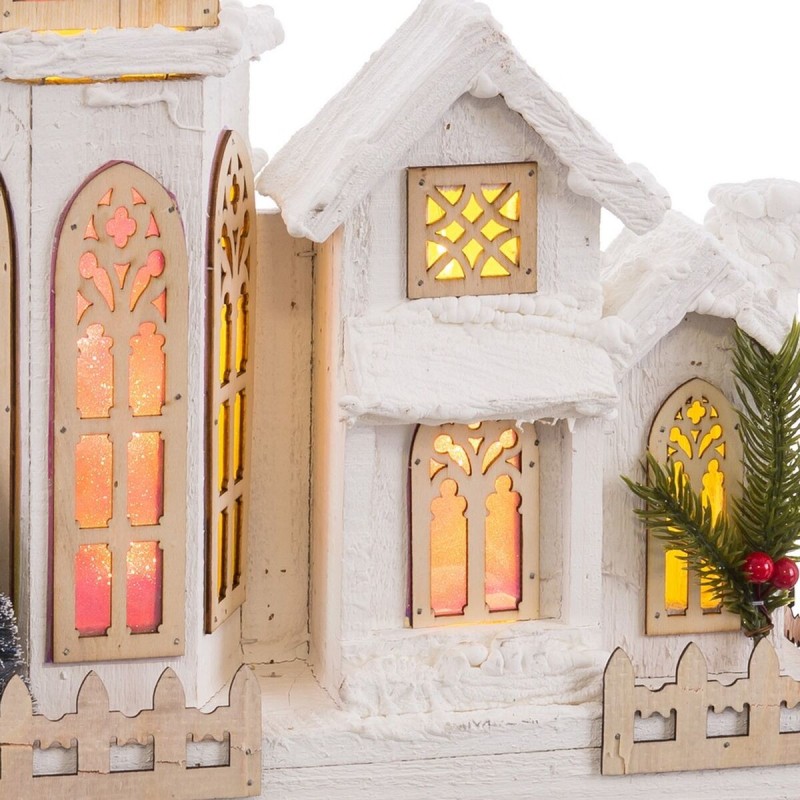 Accesoires pour crèche de Noël Naturel Église 28 X 9 X 39 CM