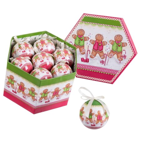 Boules de Noël Multicouleur Polyfoam Ø 7