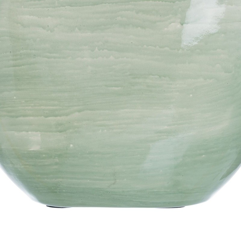 Bouteille Vert Argenté Aluminium Verre 19 x 13 x 62 cm Décorative