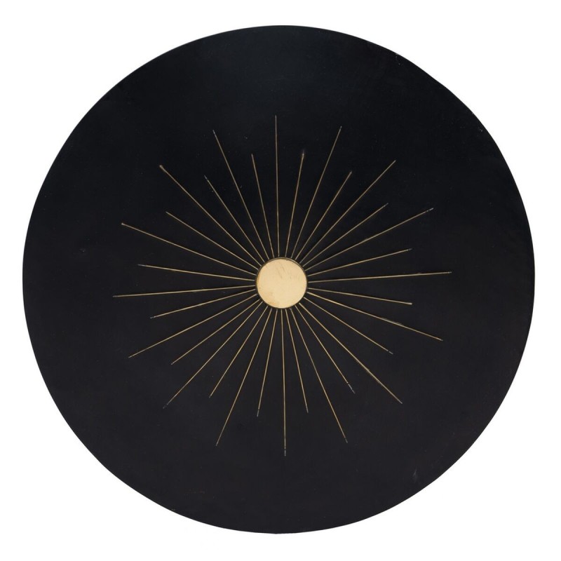 Table d'appoint Noir Doré 38 x 38 x 50 cm