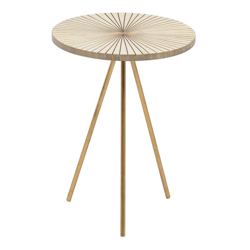 Table d'appoint Beige Doré 38 x 38 x 50 cm