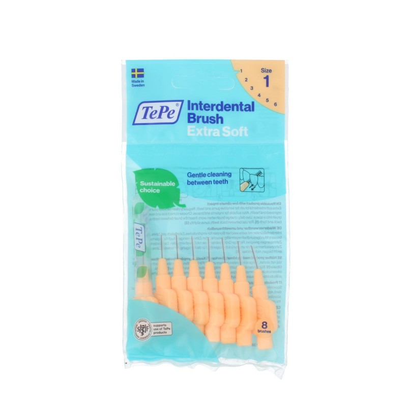 brosses interdentaires Tepe Orange Super doux (8 Unités)