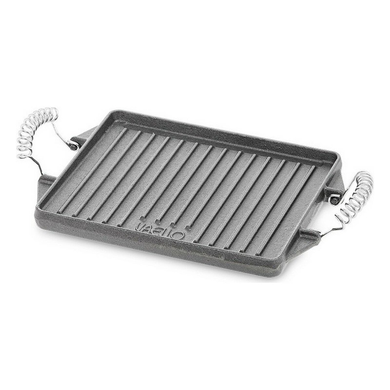 Plaque chauffantes grill Vaello Rectangulaire Gris Fonte (27 x 21 cm)