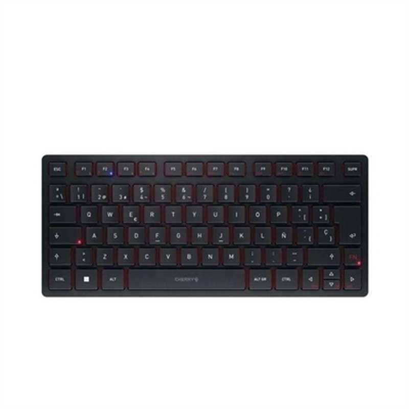 Clavier Cherry KW 9200 MINI Espagnol Qwerty Noir