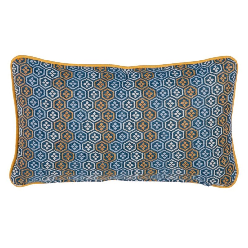 Coussin Bleu Imprimé 50 x 10 x 30 cm