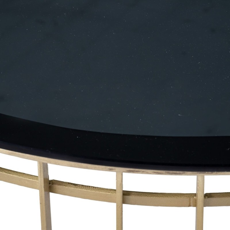 Table Basse Noir Doré 91 x 91 x 43 cm