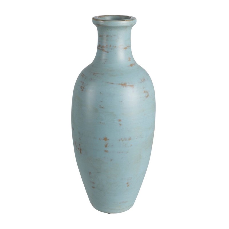 Vase Turquoise Terre cuite 28 x 30 x 67 cm