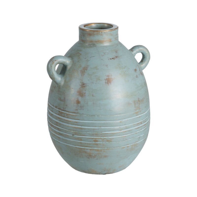 Vase Turquoise Terre cuite 29 x 31 x 40 cm