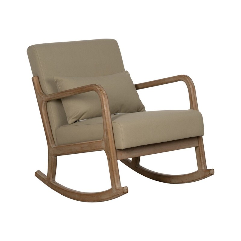 Fauteuil à Bascule Bois d'hévéa 66 x 88 x 80 cm